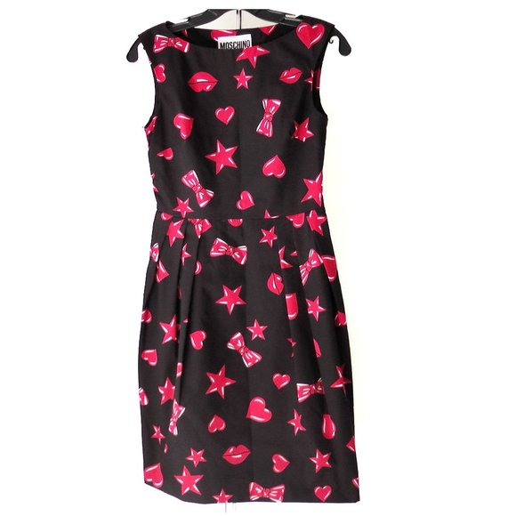 NWT MOSCHINO Heart and Star Dress - Picture 5 of 11